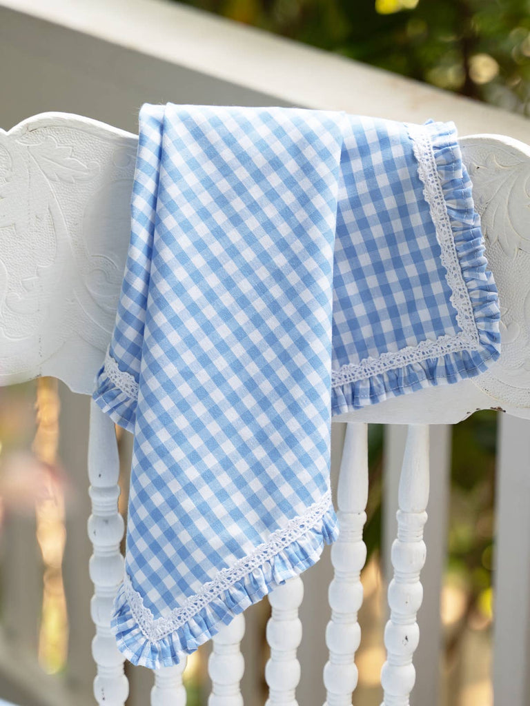 Cottage Gingham Luncheon Napkin Set