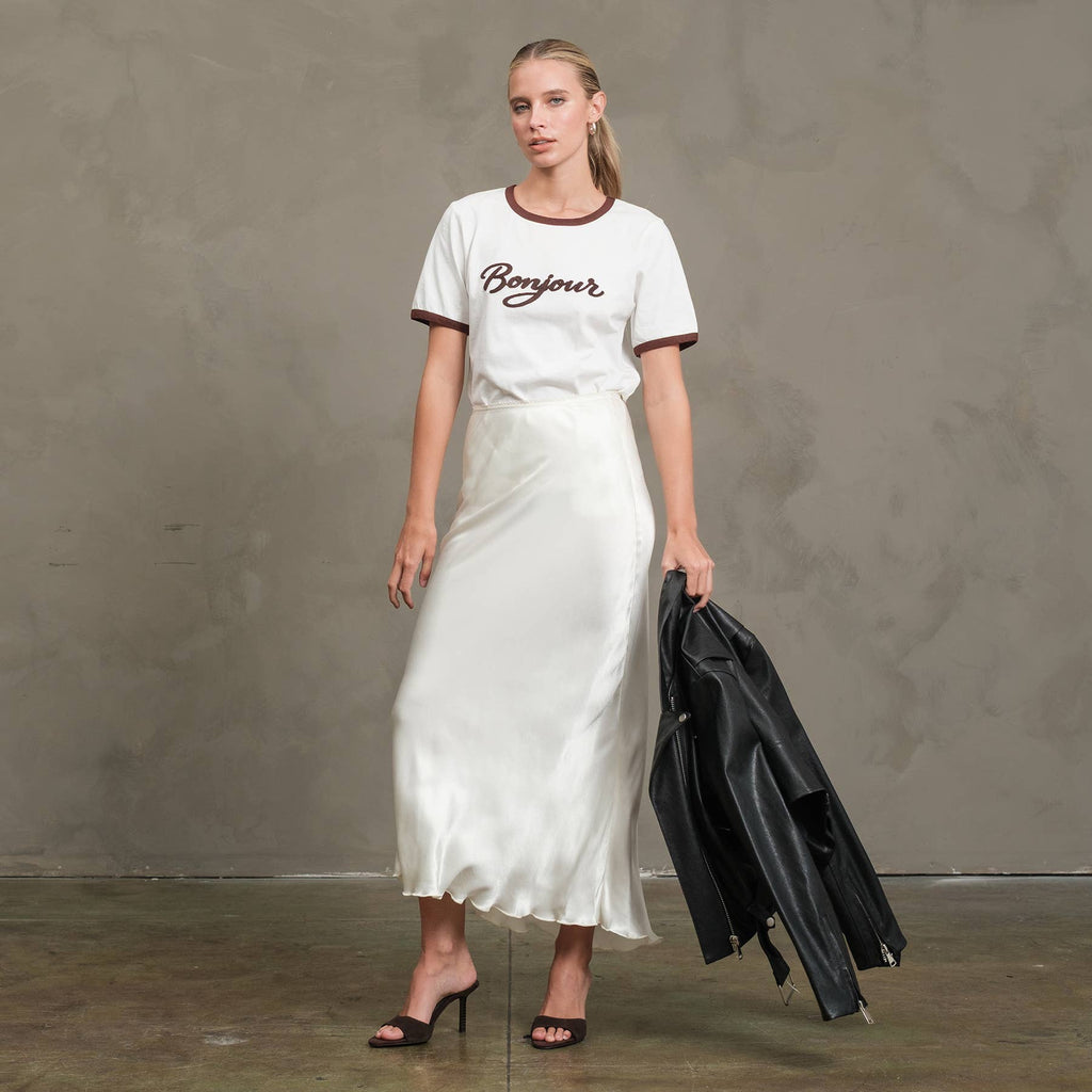 Bonjour Contrast Ringer Tee