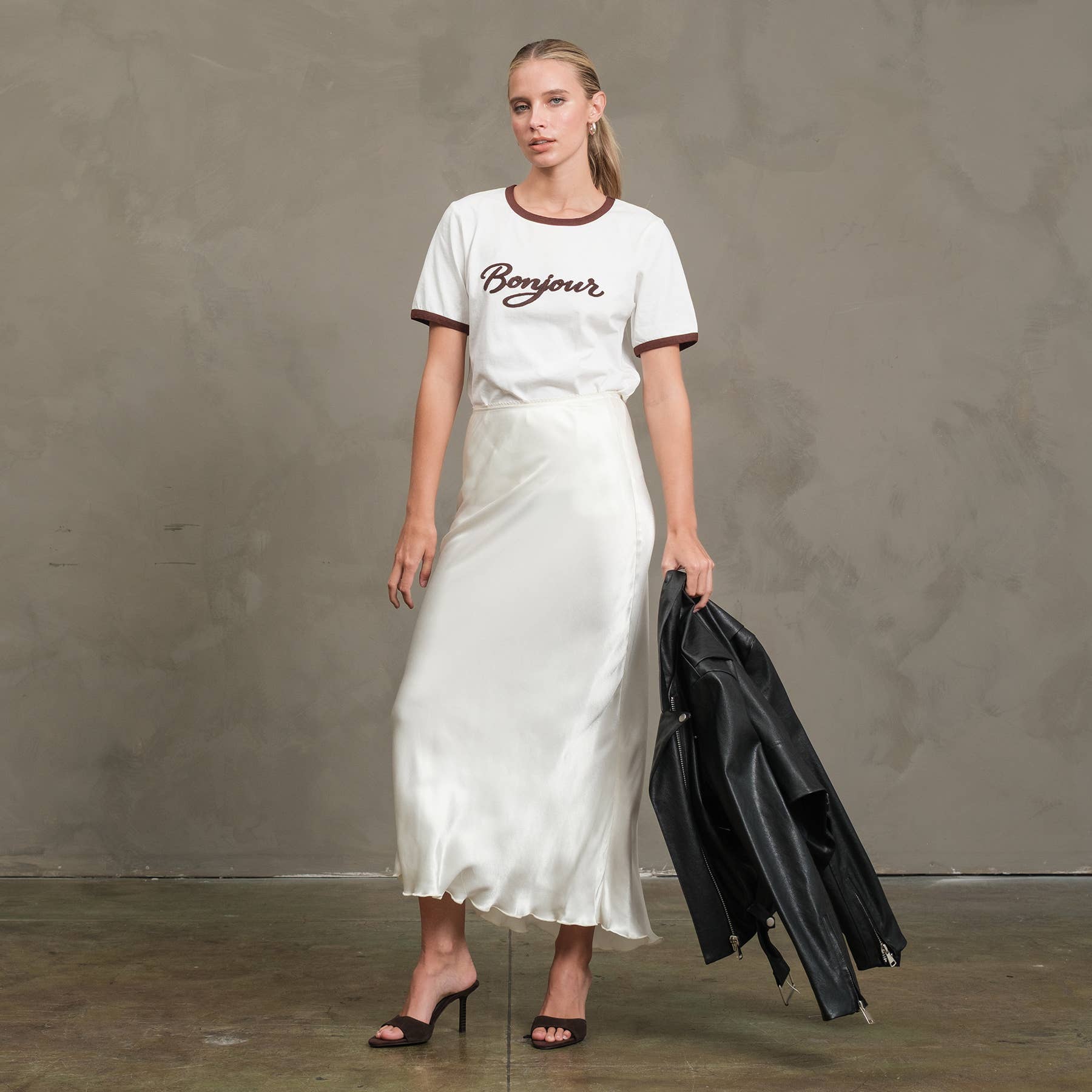 Bonjour Contrast Ringer Tee