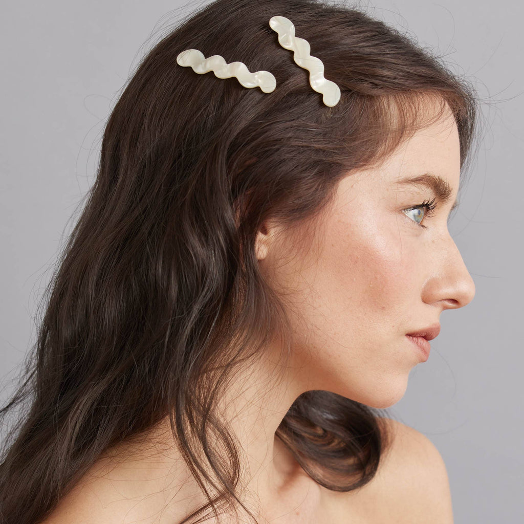 Eco Cloud Wave Slide Hair Pin