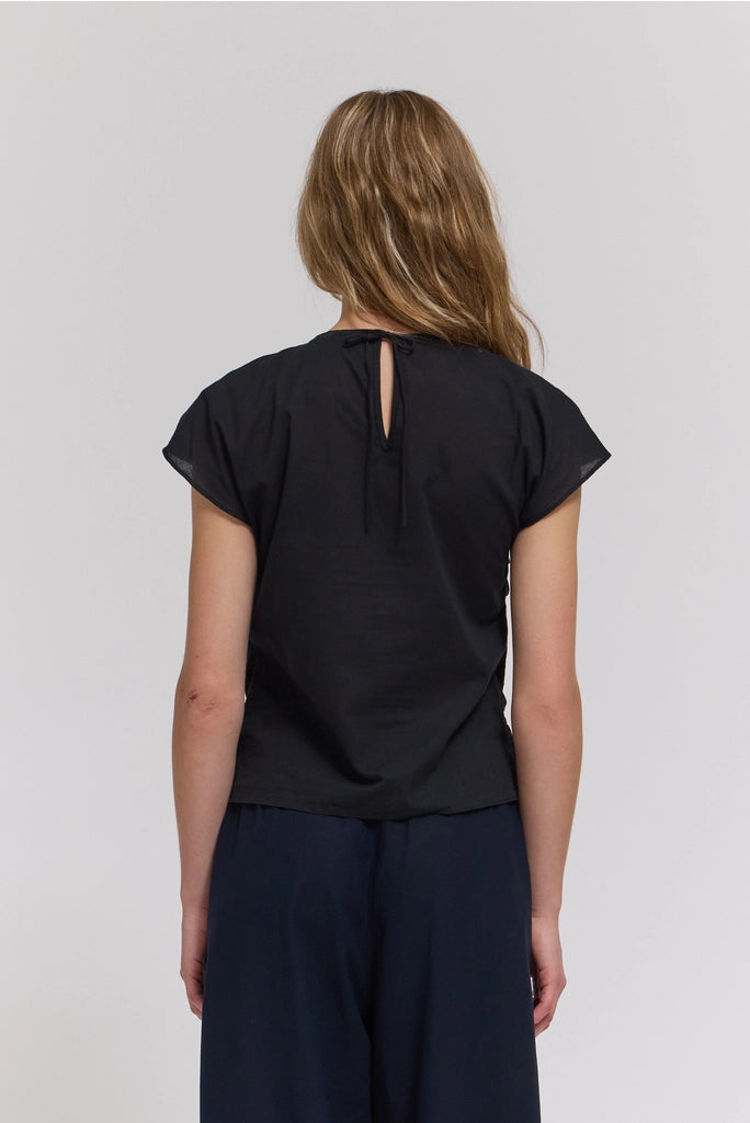 Smocked Front Blouse