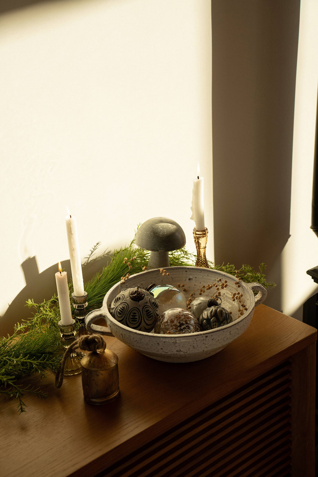 Iridescent Glass Ornament L