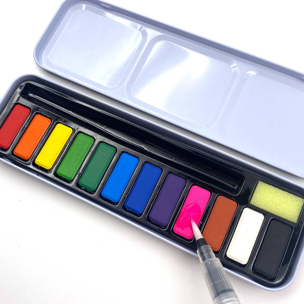 Watercolor Travel Tin