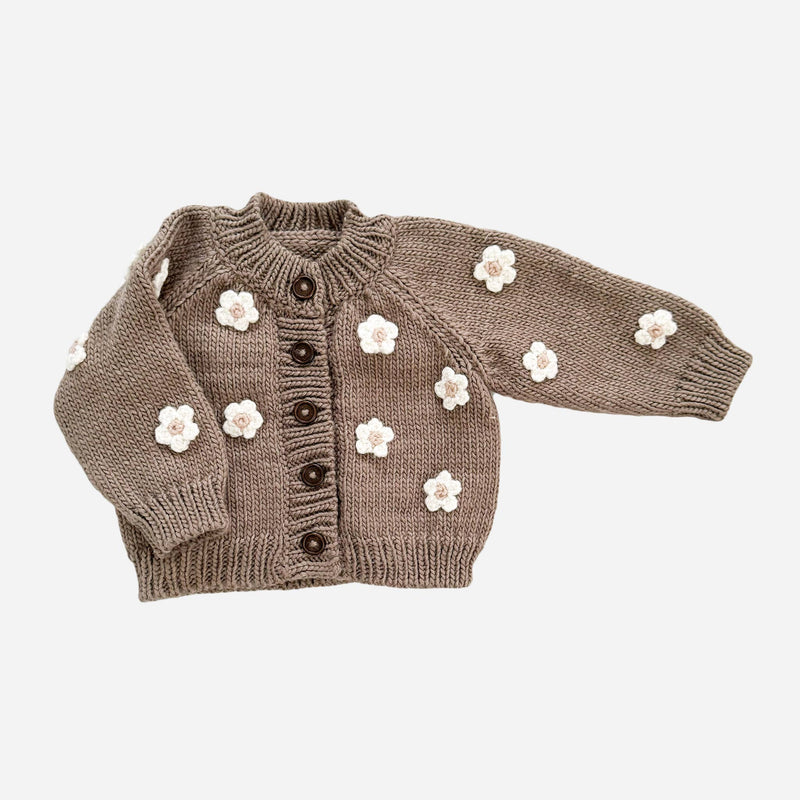 Flower Cardigan Sweater