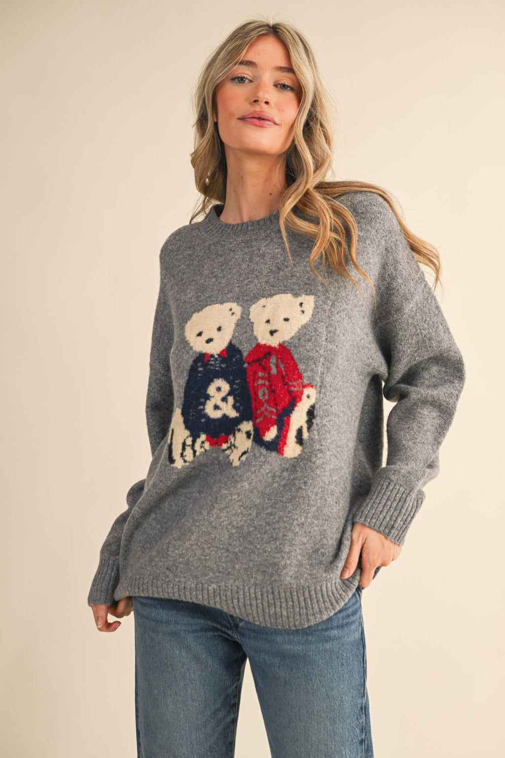 Teddy Bear Pullover Sweater