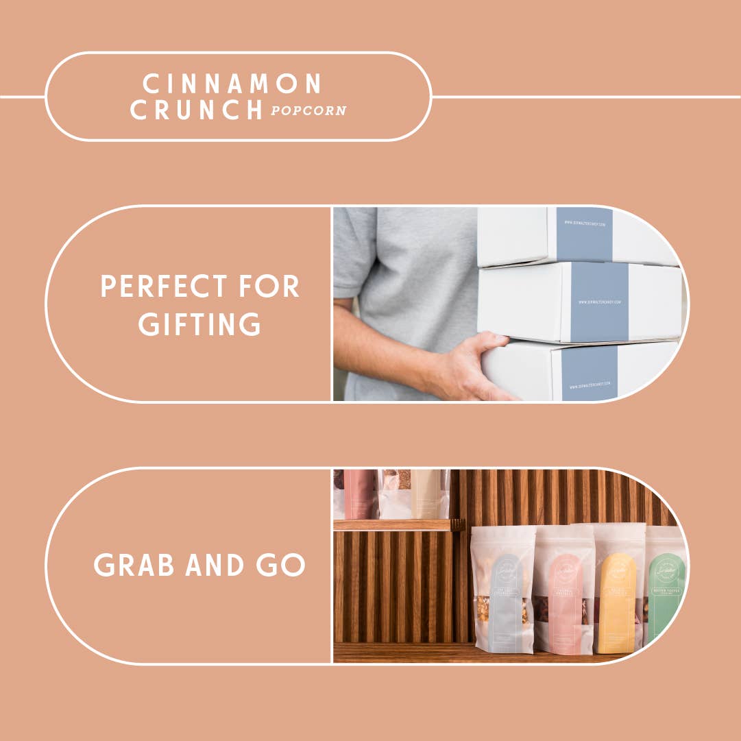 Artisanal Cinnamon Crunch Popcorn
