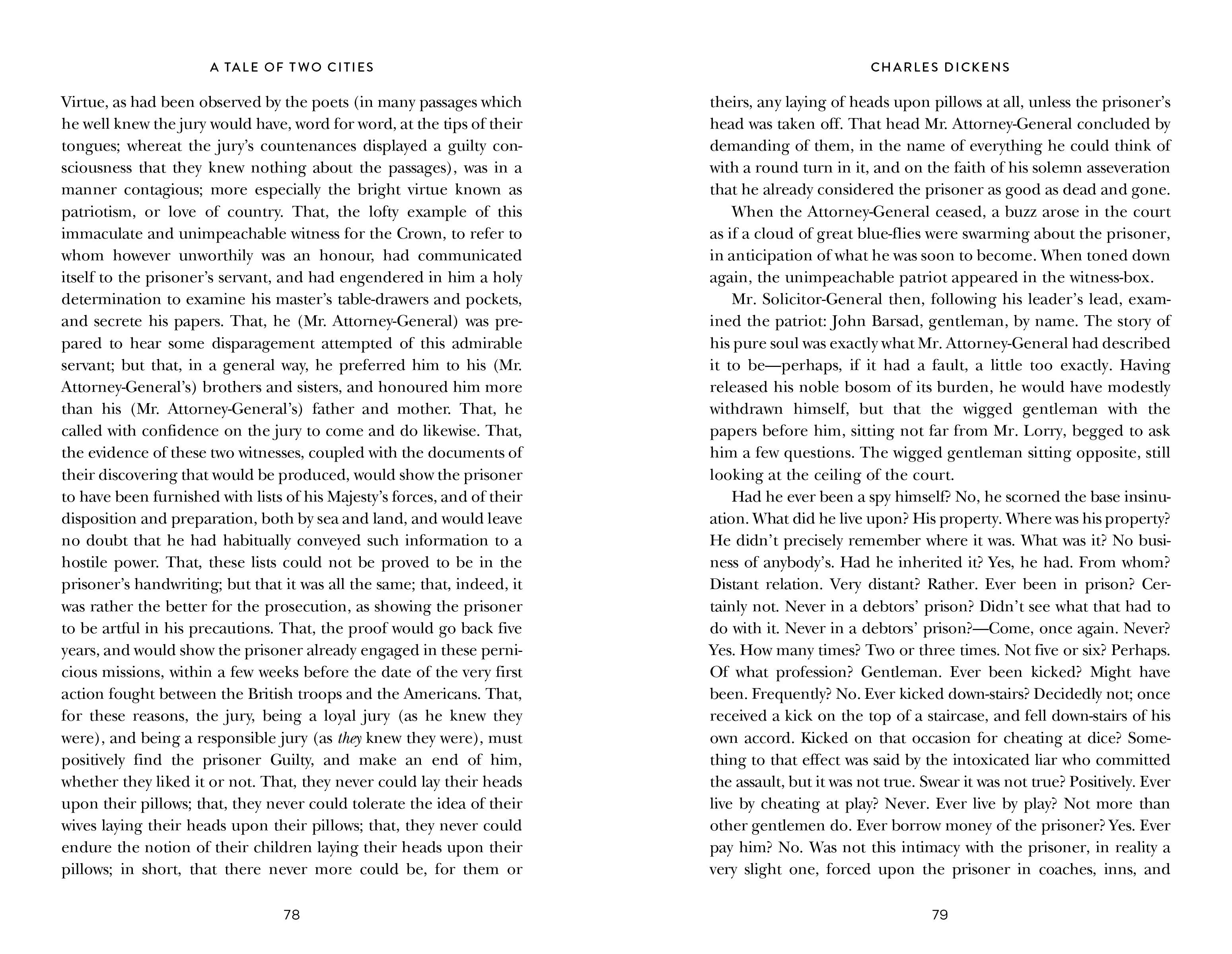 A Tale of Two Cities by Charles Dickens: Clothbound Edition