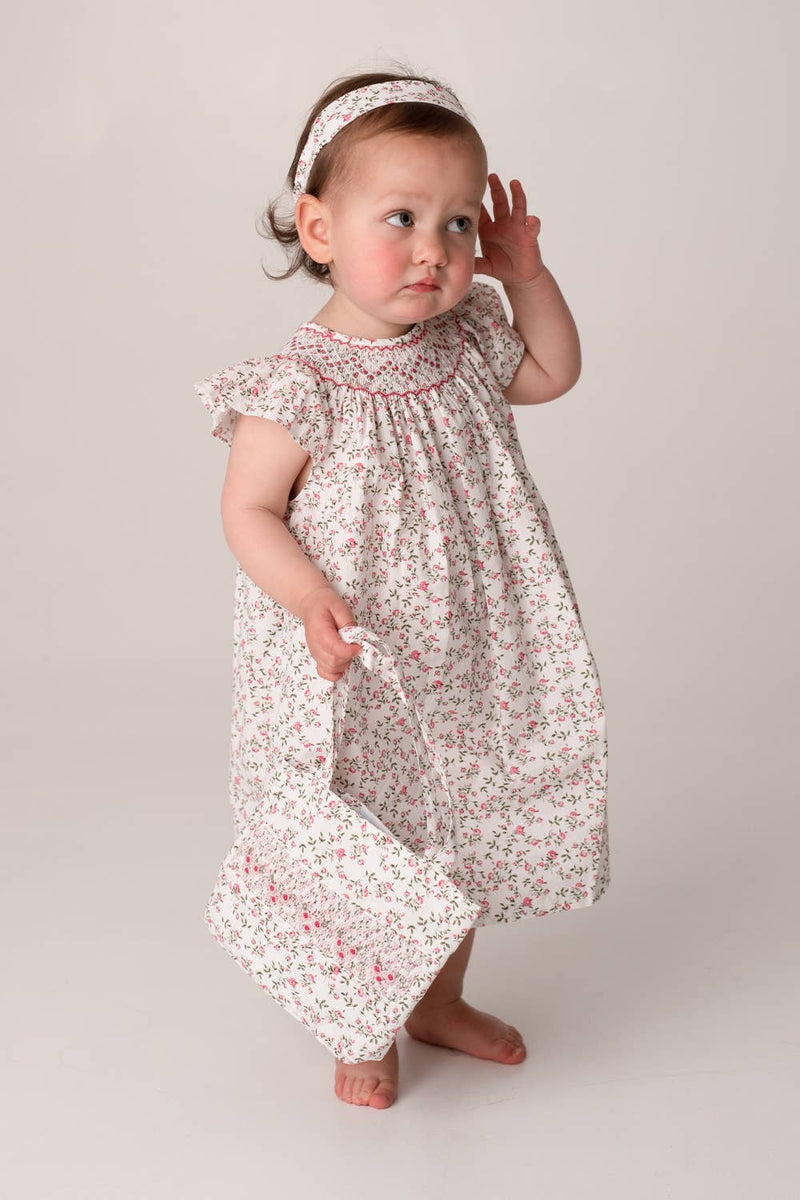 ORIANA smocked dress