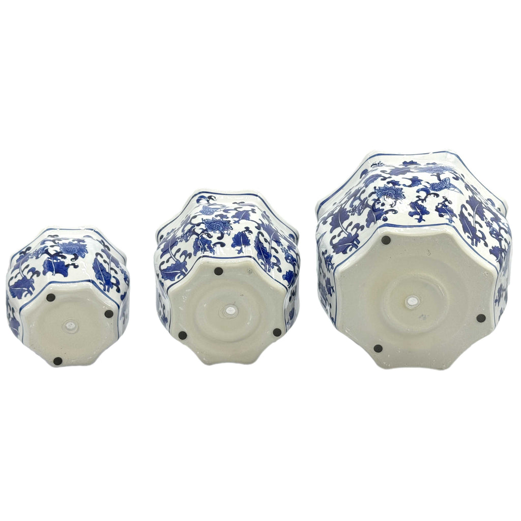 Chinoiserie Planter Pots- Asst Sizes