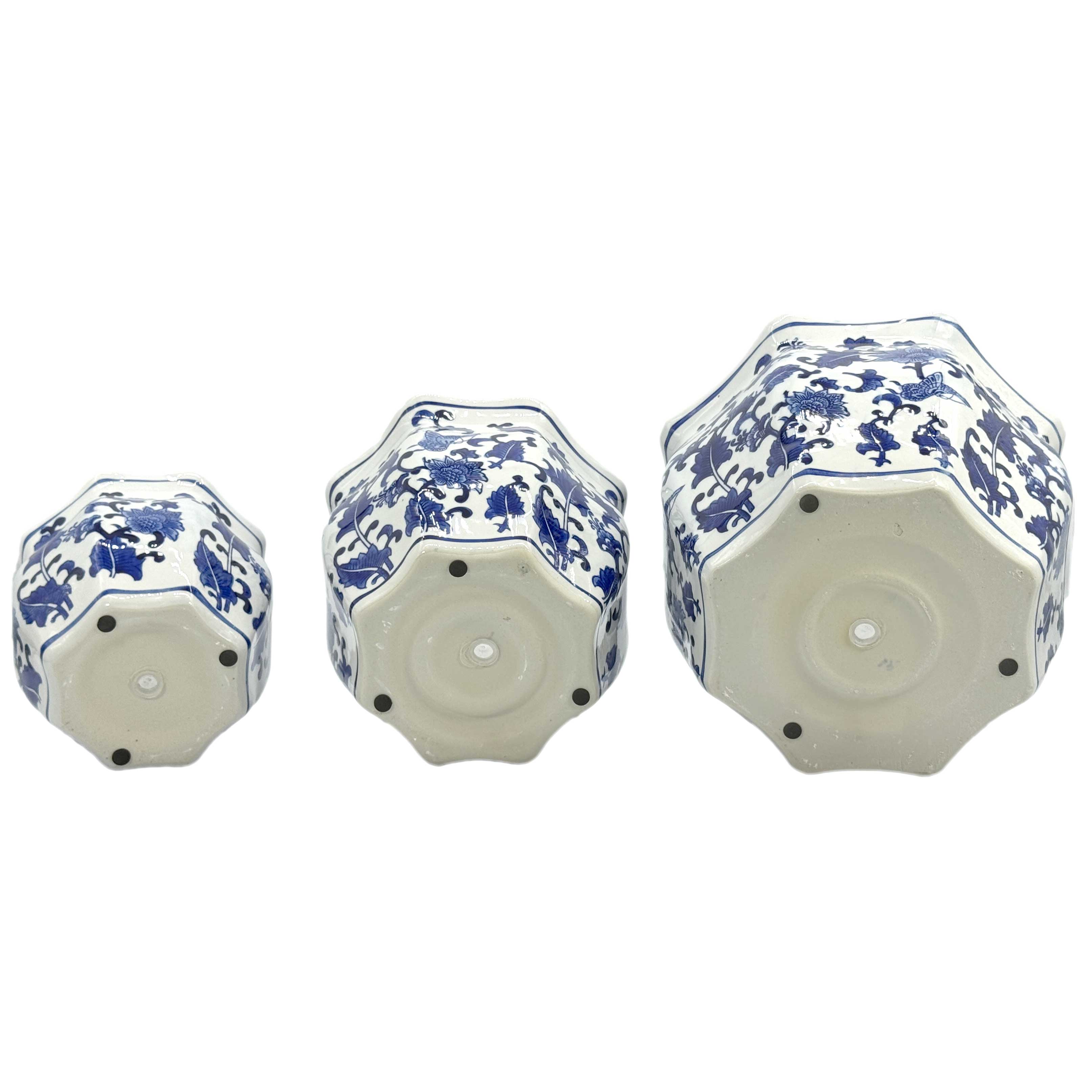 Chinoiserie Planter Pots- Asst Sizes