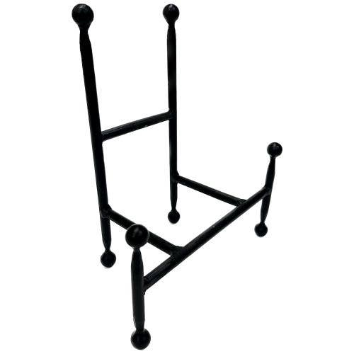 Small Black Iron Chair Easel