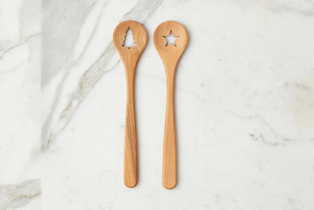 Beechwood Euro Holiday Spoon Set