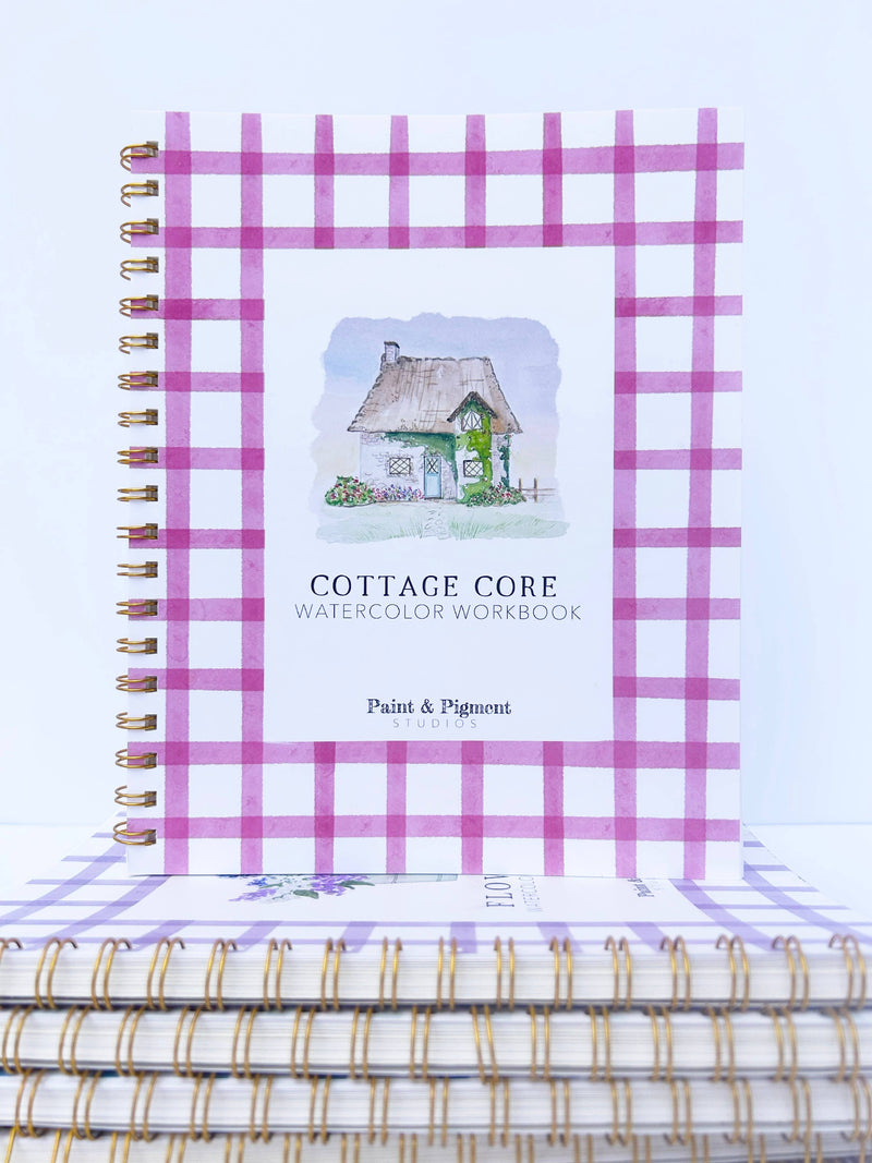 Cottage Core Watercolor Workbook