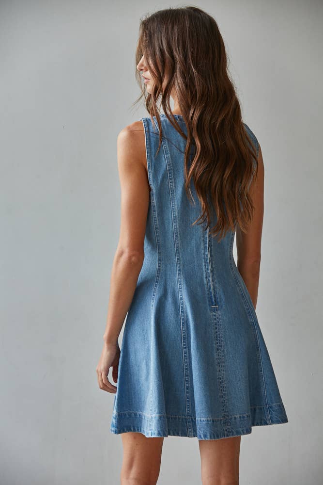 Lyocell Mini Dress