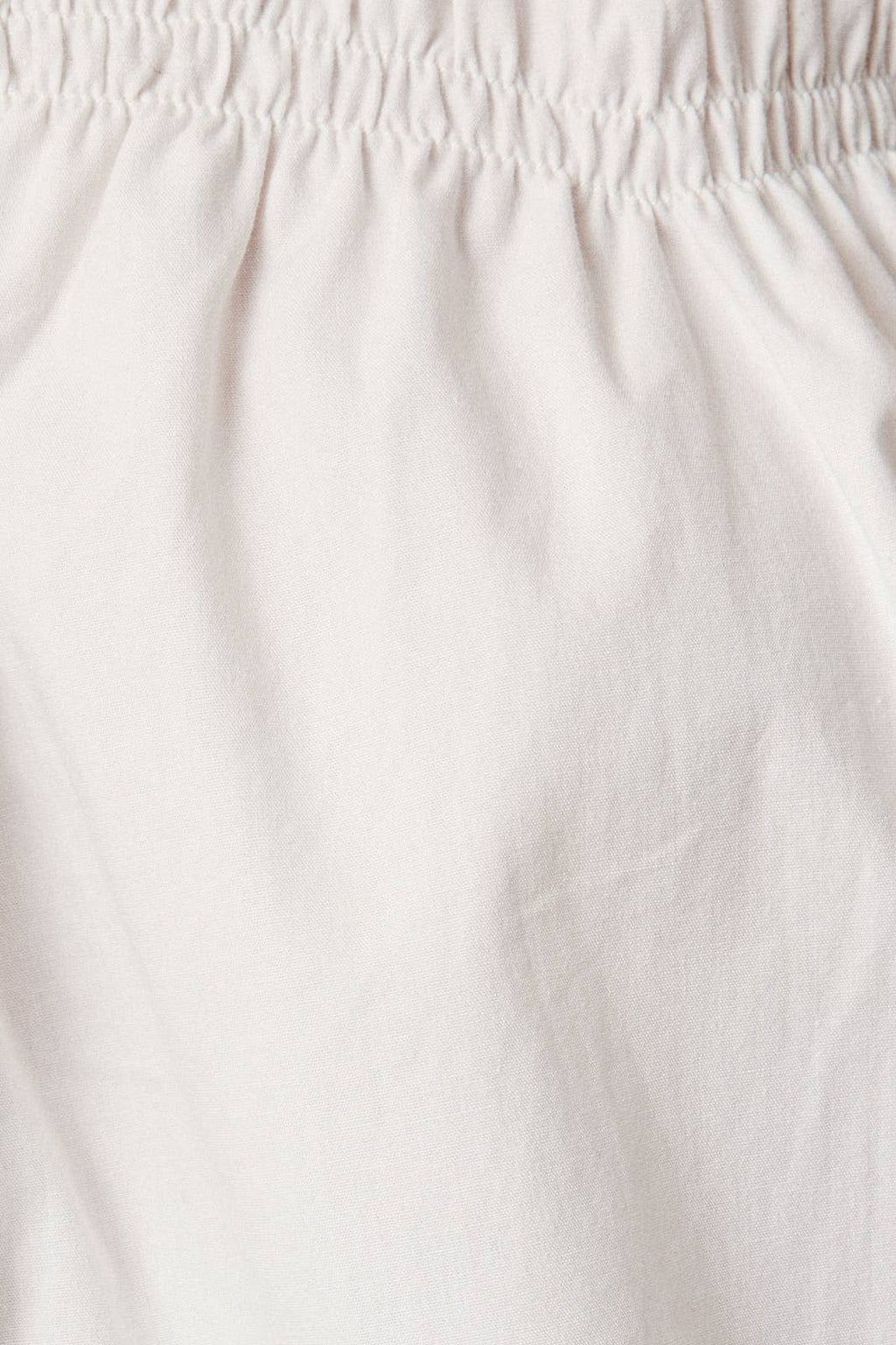 Shirring Detail Button Down Shirt