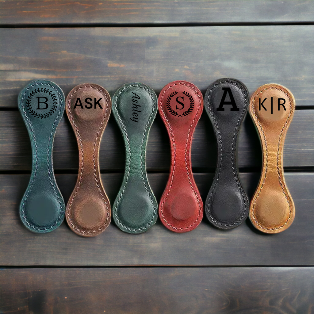 Leather Magnetic Bookmark