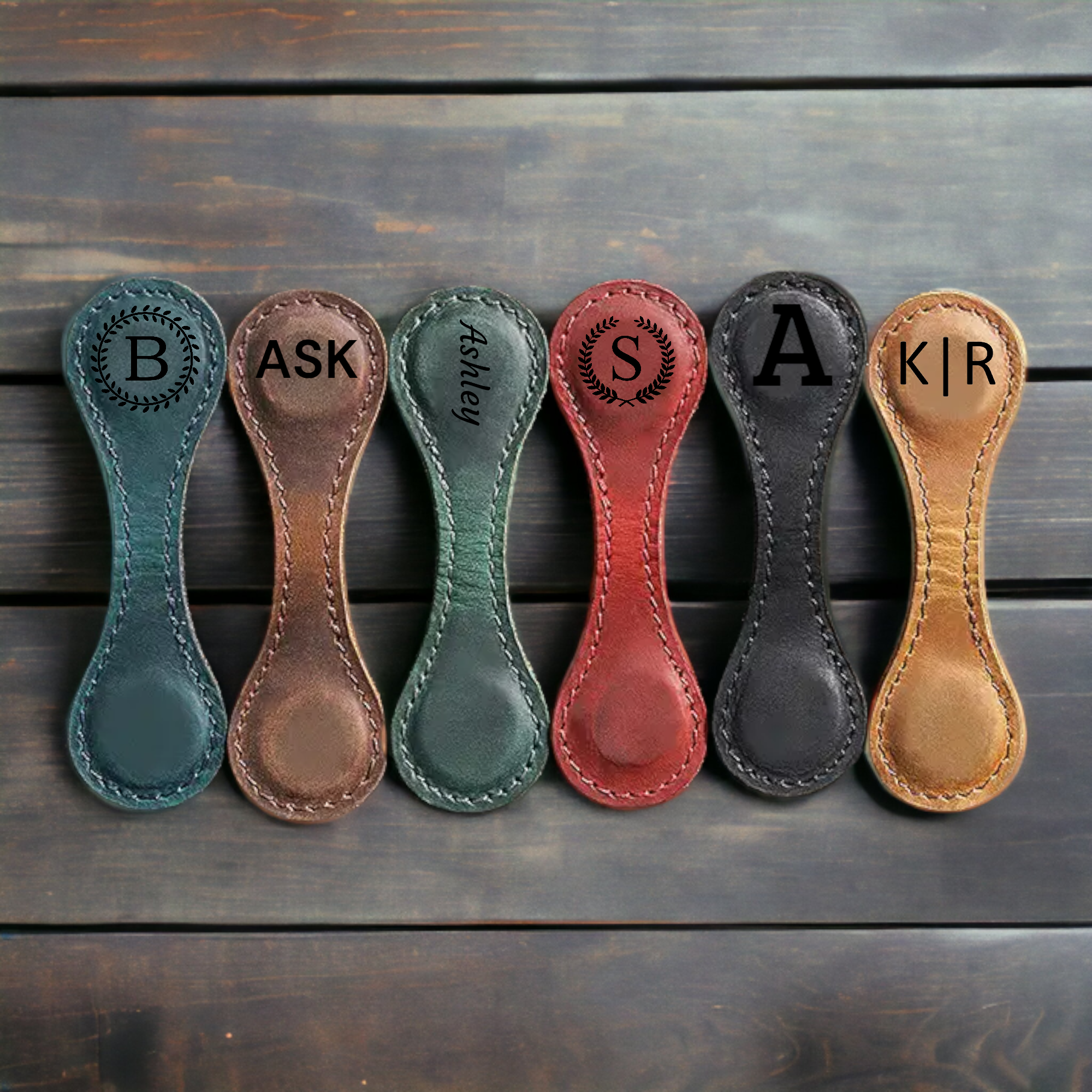 Leather Magnetic Bookmark