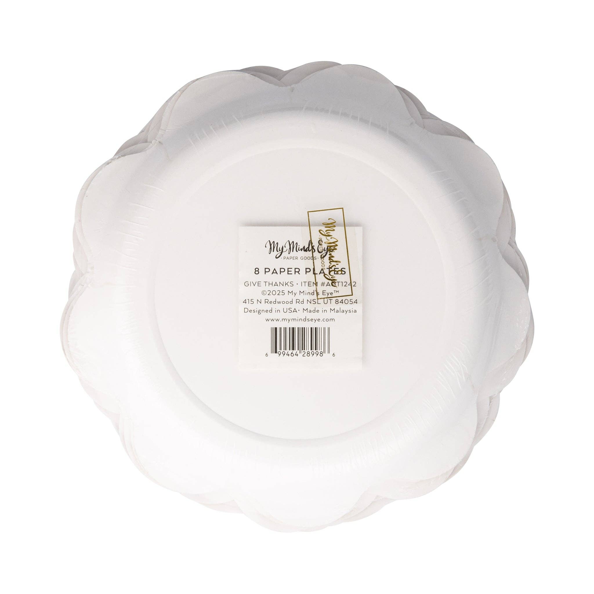 Give Thanks Dessert Paper Plate