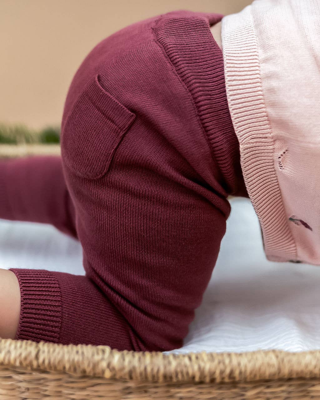 Pocket Baby Pants Sweater Knit