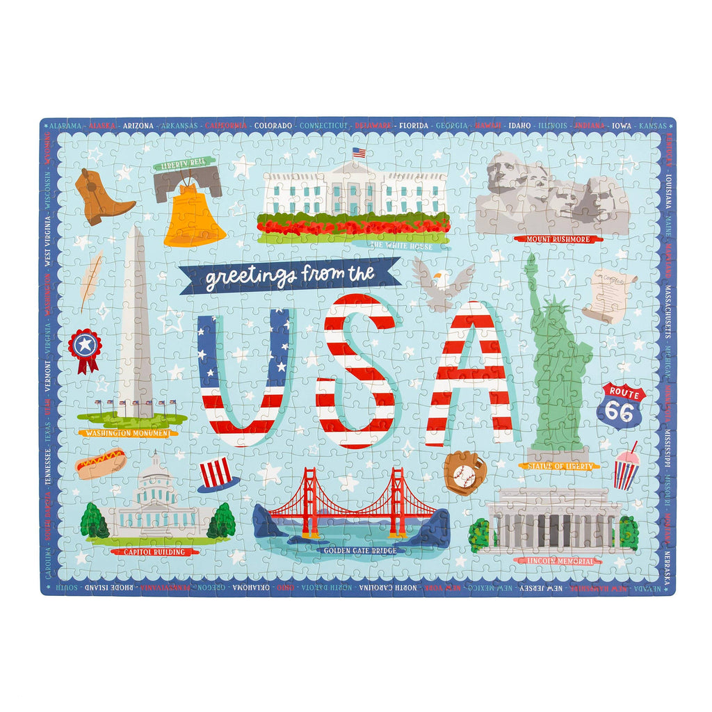 Greetings from the USA Jigsaw Puzzle