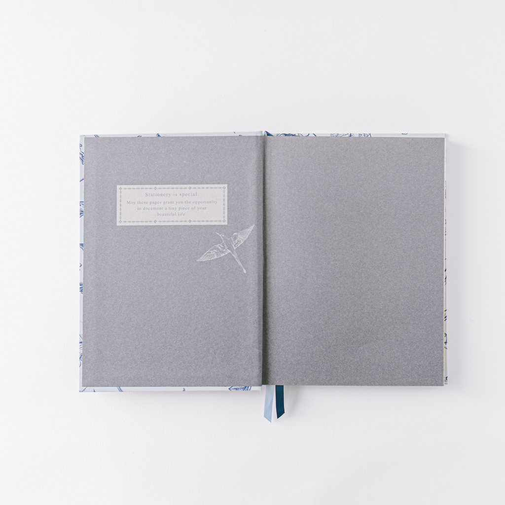 Blue Botanical Bird Toile Journal