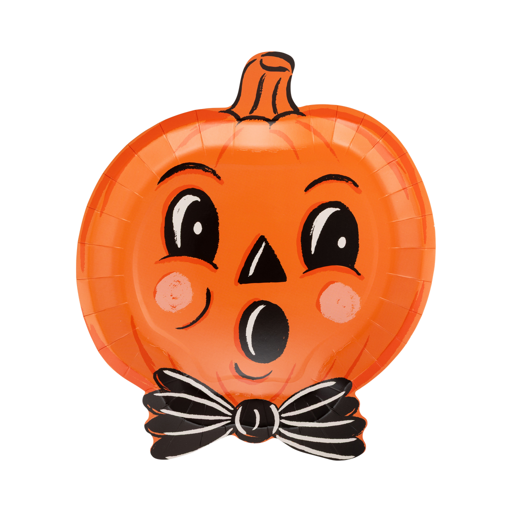 Vintage Pumpkin Paper Plates