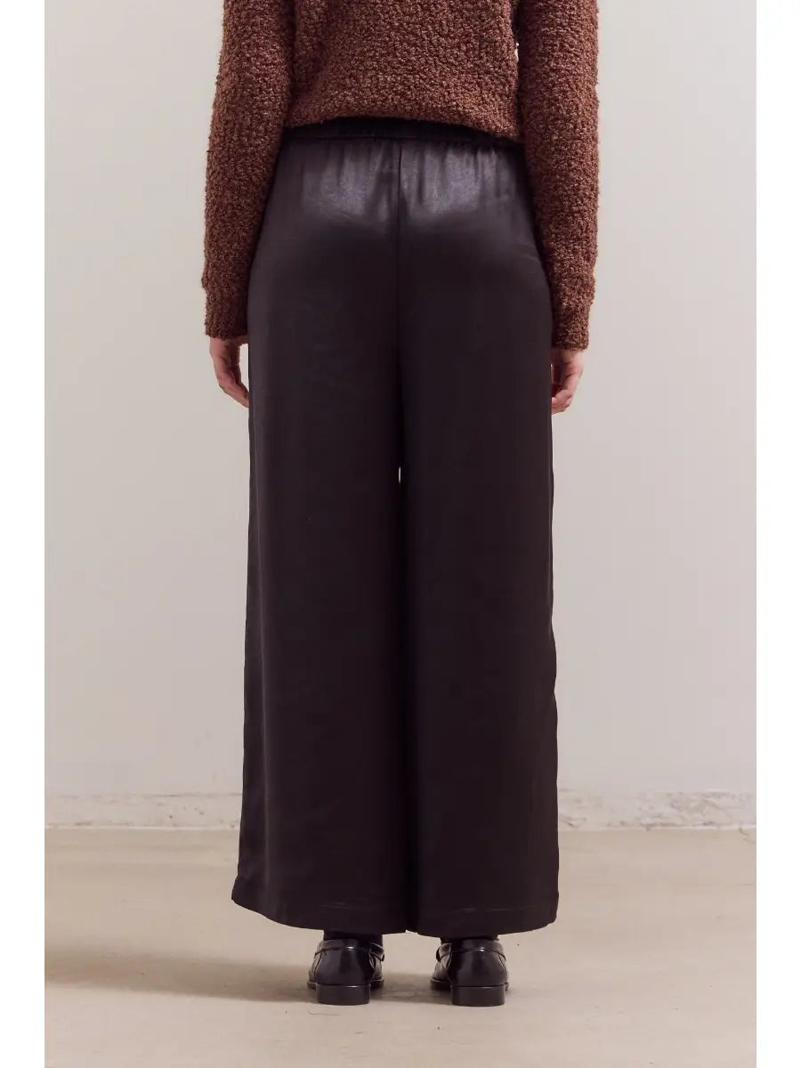 Wide Satin Pants