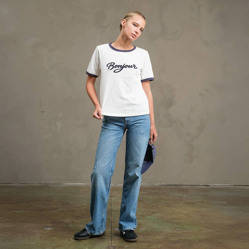 Bonjour Contrast Ringer Tee