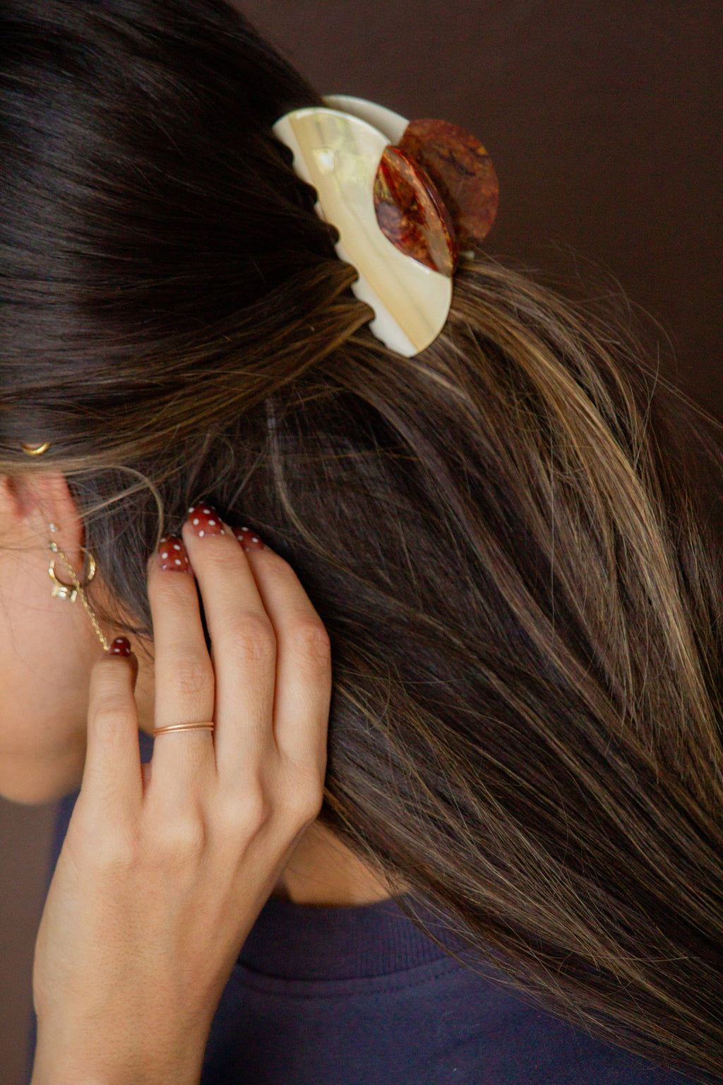 Acorn Claw Clip