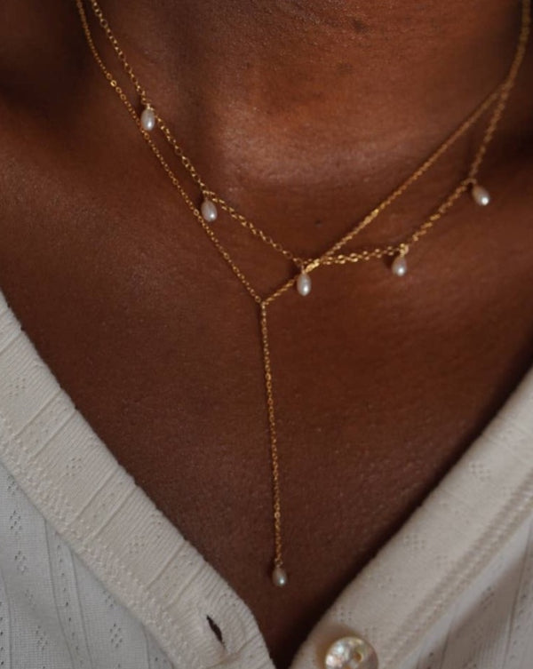 Five Pearl Necklace