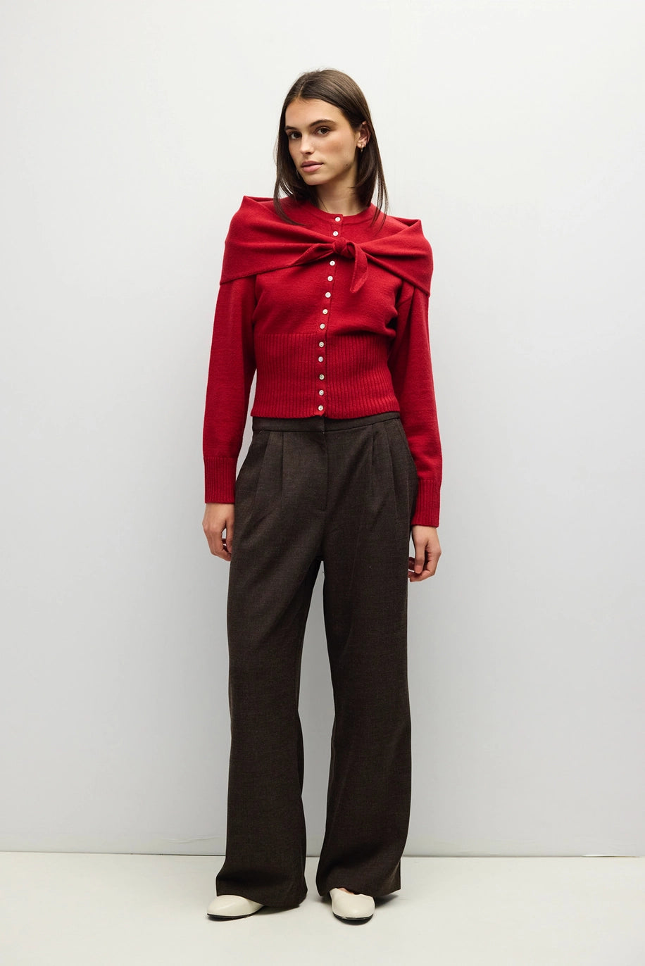 The Briana Cardigan & Scarf Set