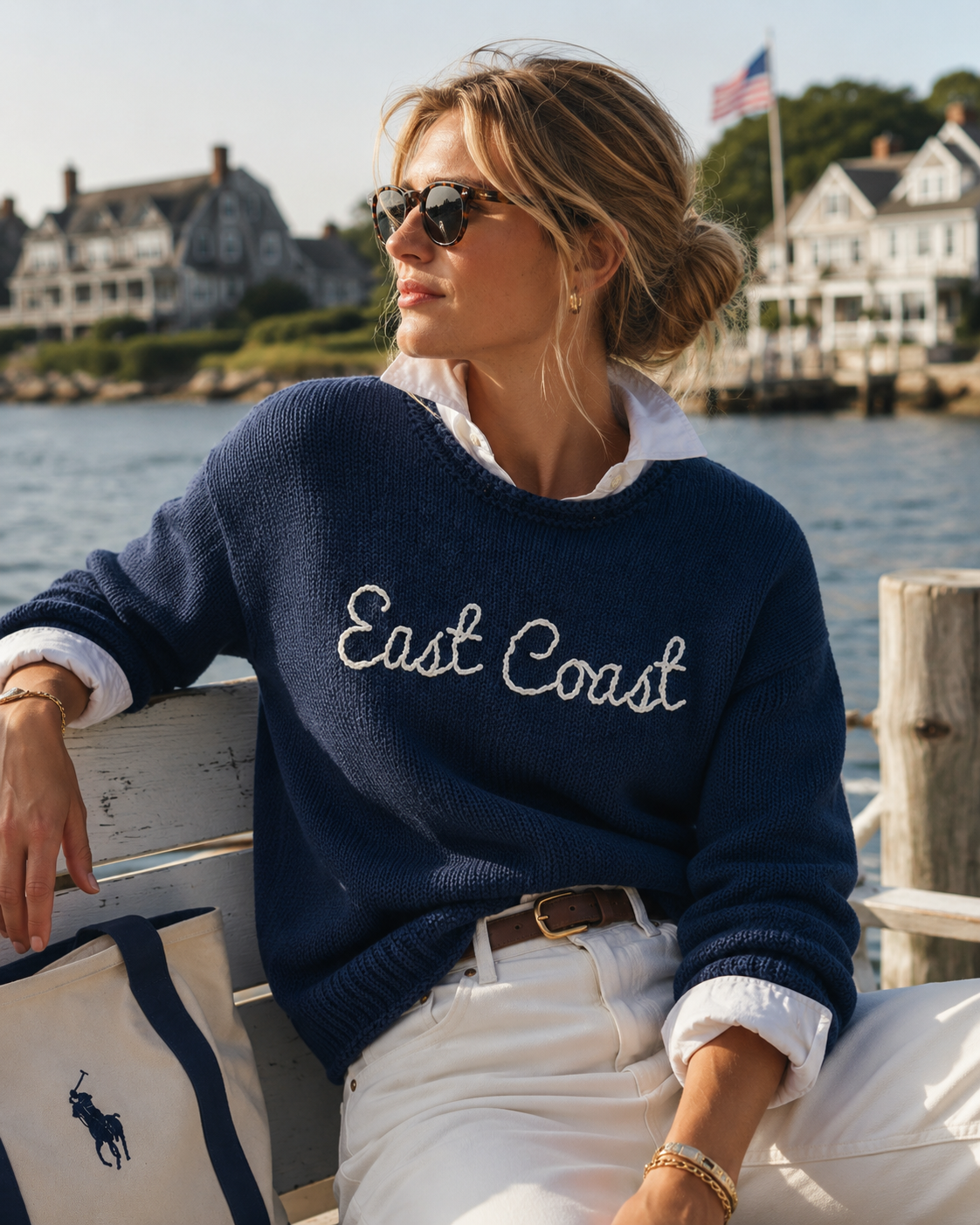 Chloe East Coast Roll Neck Sweater