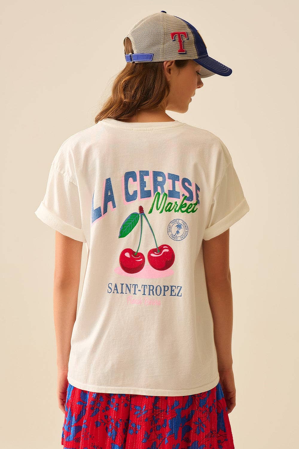 La Cerise Market White Tee