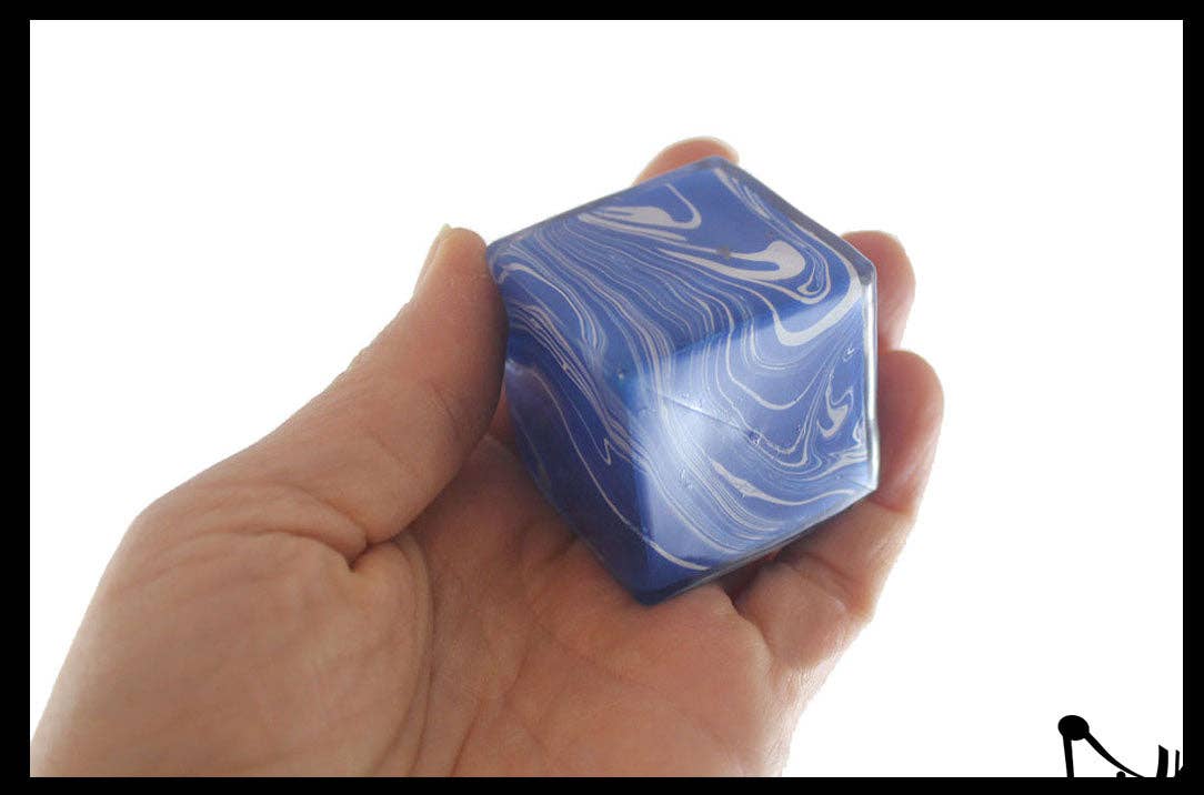Marbled Sugar Ice Cube Stretch Ball