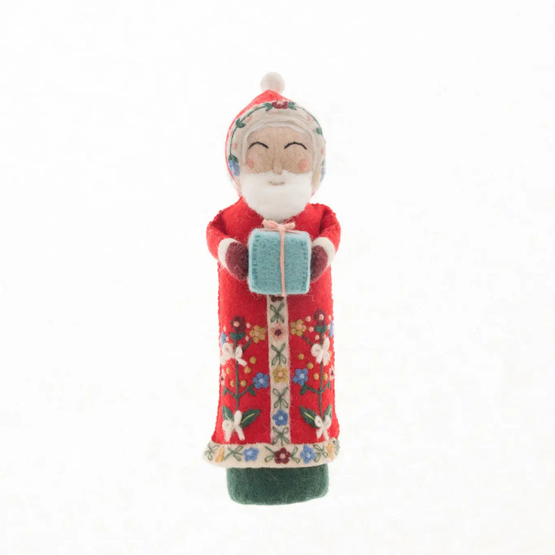 Santa Mantel Topper