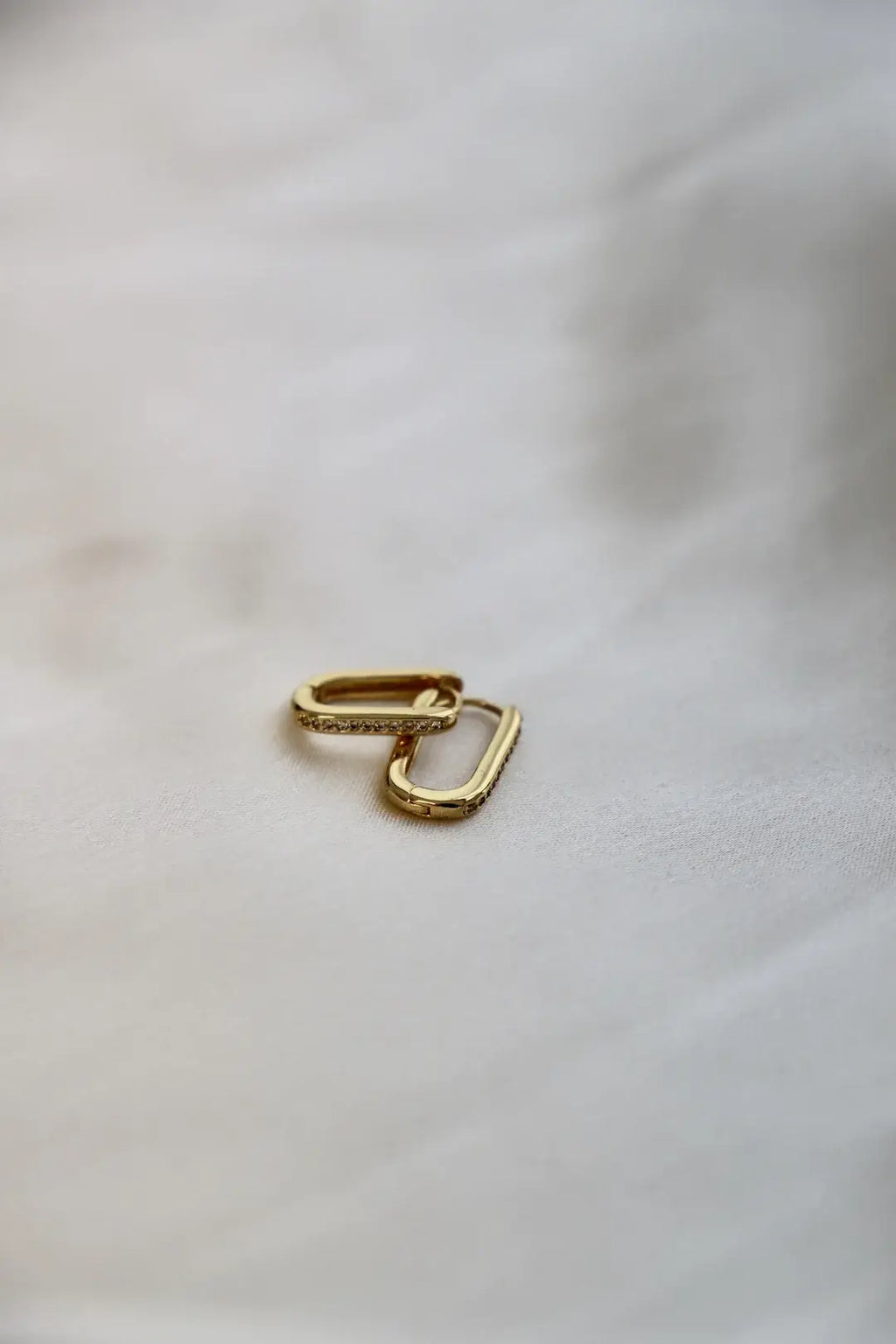 Leo Rectangle CZ Hoops