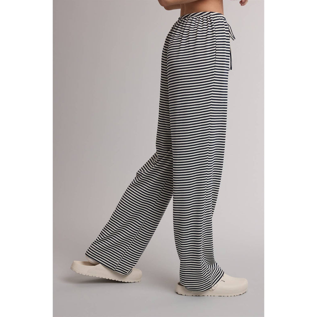 Stripe Drawstring Pants