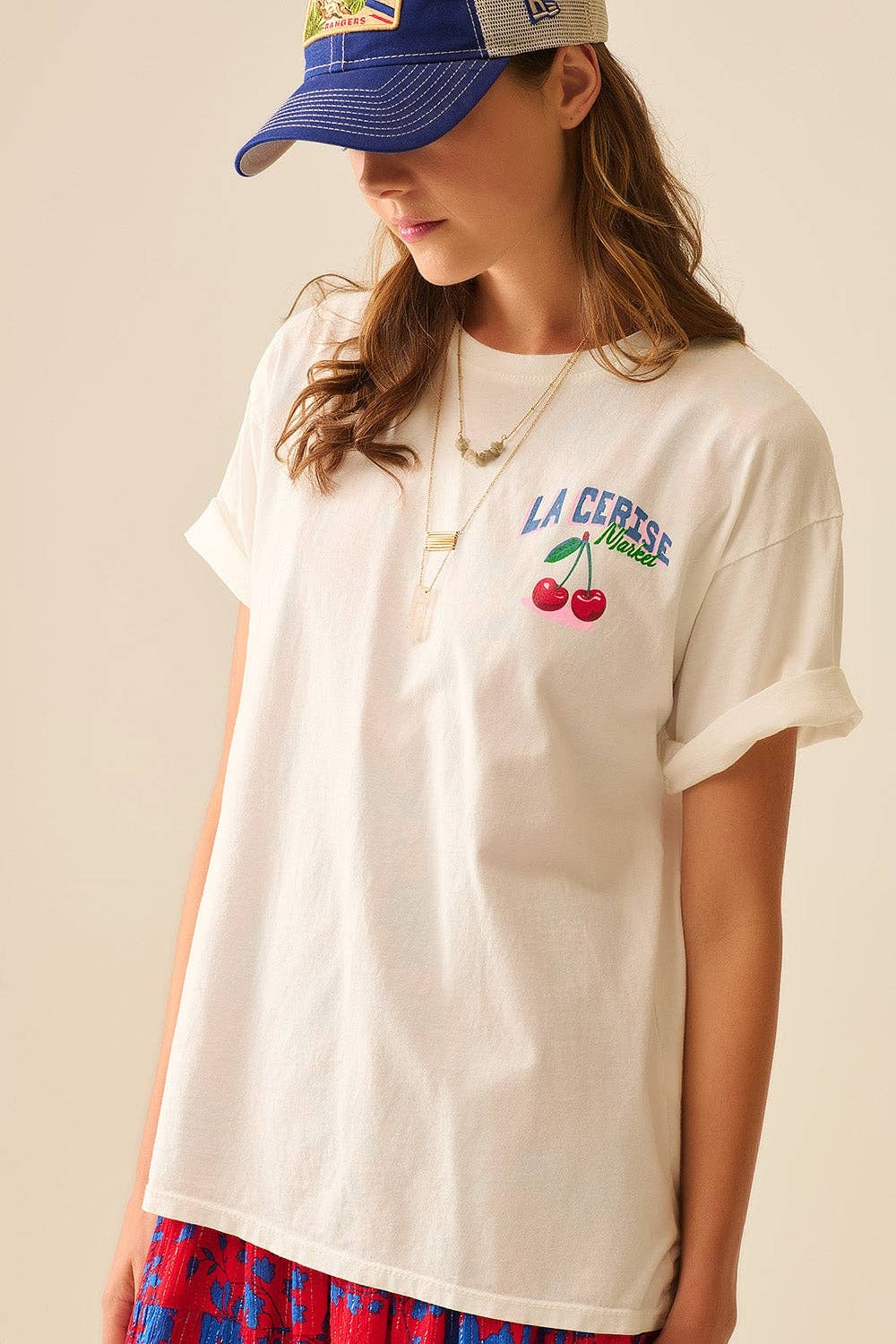 La Cerise Market White Tee