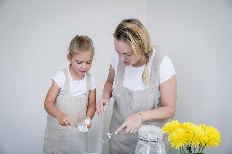 Linen Pinafore (Japanese Apron)