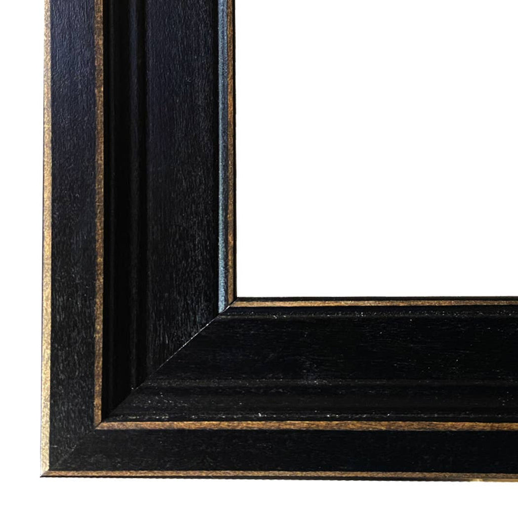 Santa on Skis Vintage Painting Print on Canvas