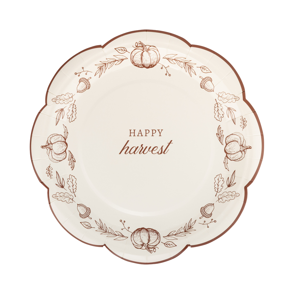Happy Harvest Paper Plates