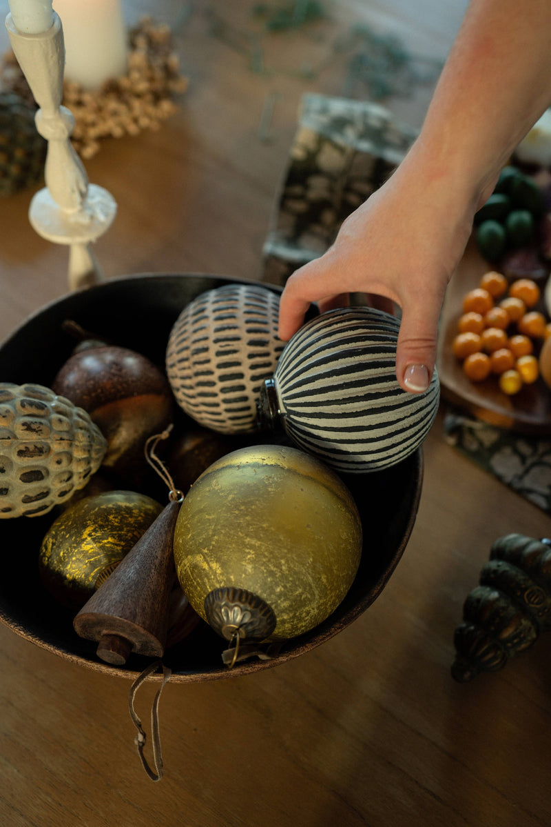 Dew Drop Bauble Ornament M, Chartreuse