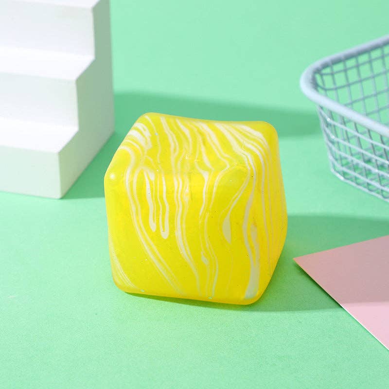 Marble Ice Cube Squishy Stress Relief Toy