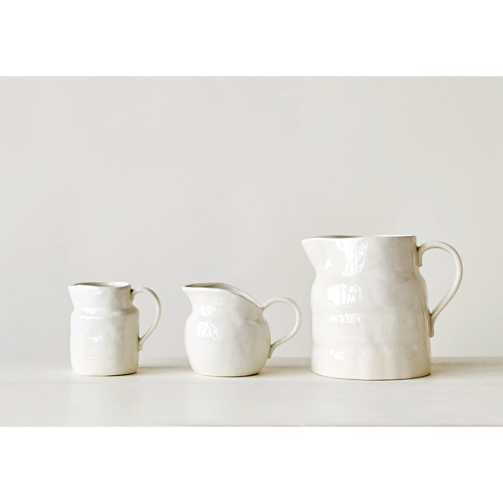 Stoneware Reproduction Pitcher