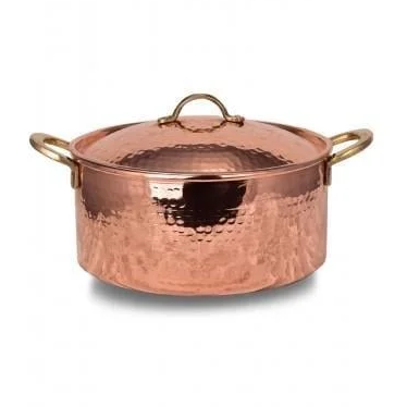 Handmade Hammered Copper Pot