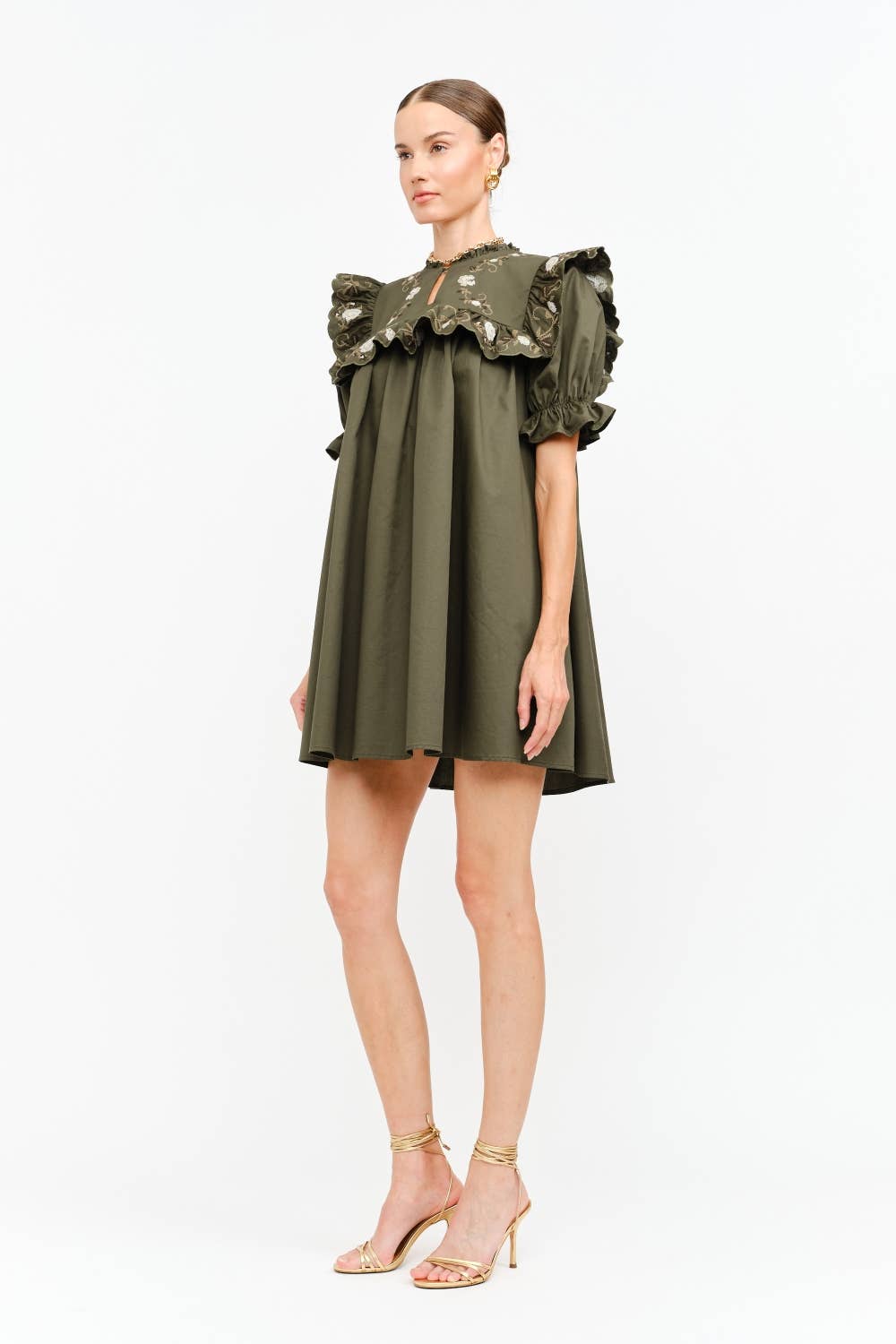 Sera Olive Dress