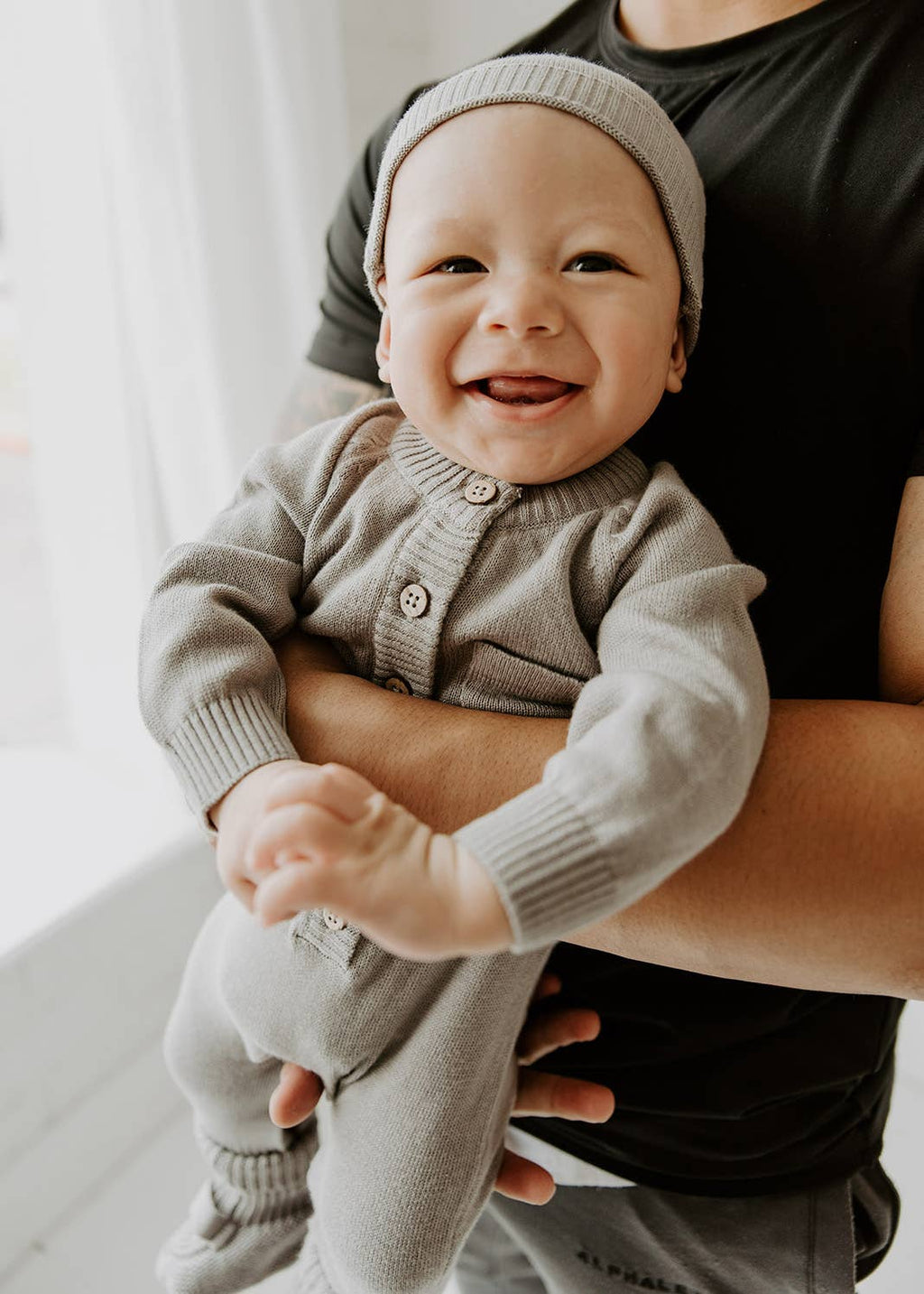 Milan Sweater Knit Baby Jumpsuit