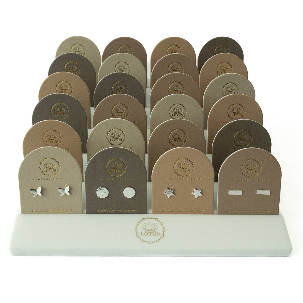 Carded Stud Earrings