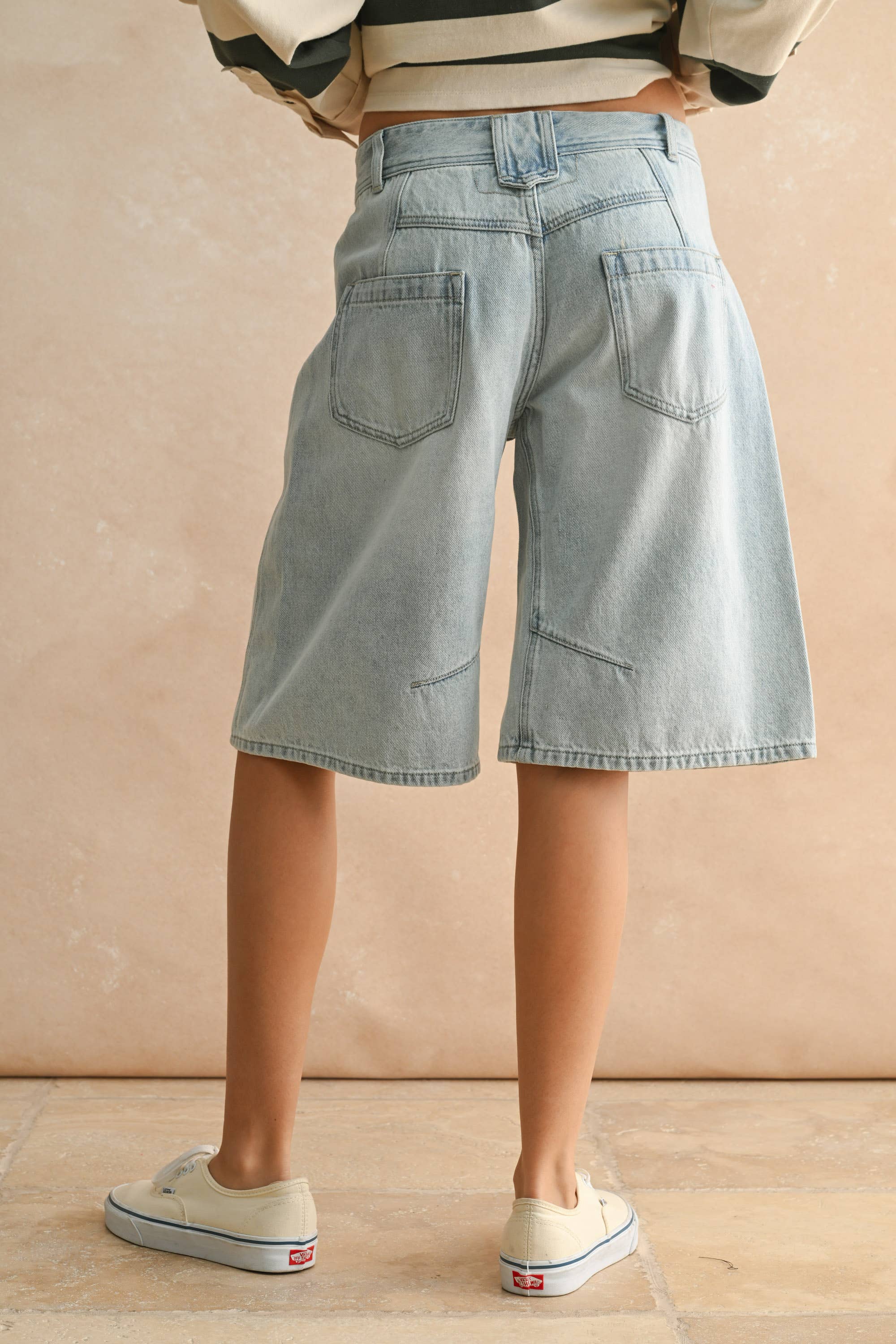 Relaxed Denim Shorts