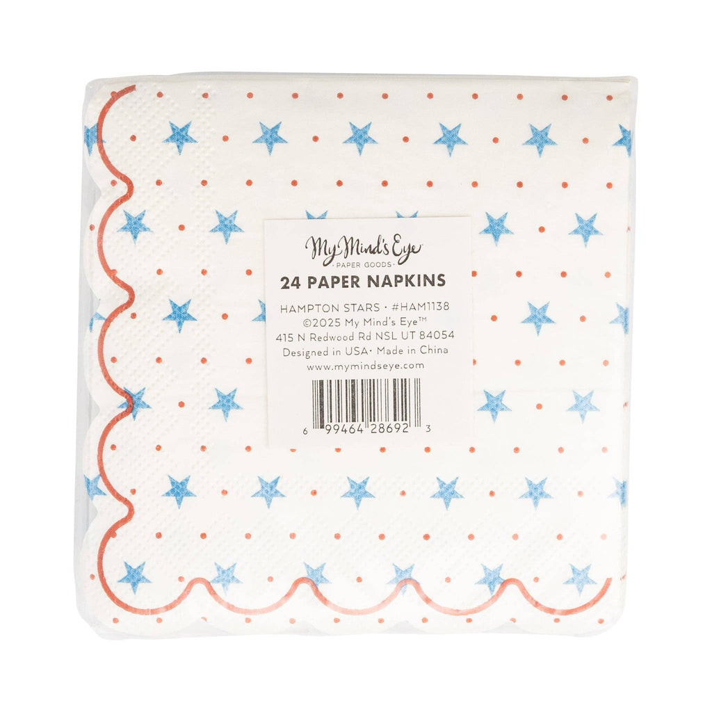 Hamptons Petite Stars Cocktail Paper Napkins